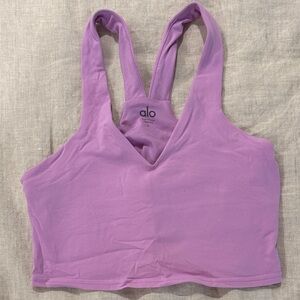 ALO Yoga Lavender Sports Bra